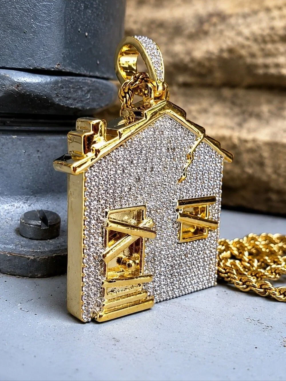 14k Gold Plated Trap House 24